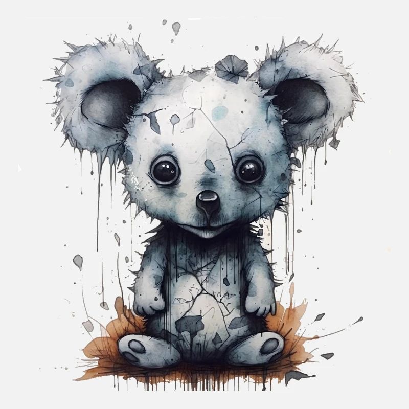 Koala mignon et triste