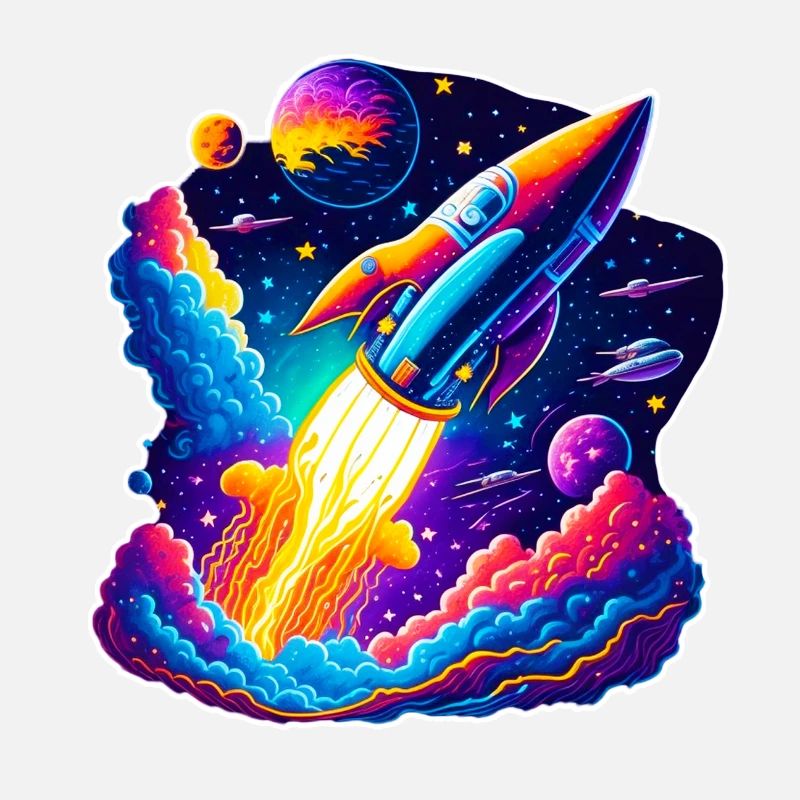Vue de l’espace / Fusée