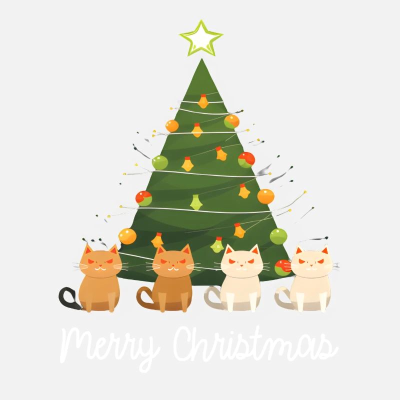 Joyeux Noël 4 chats
