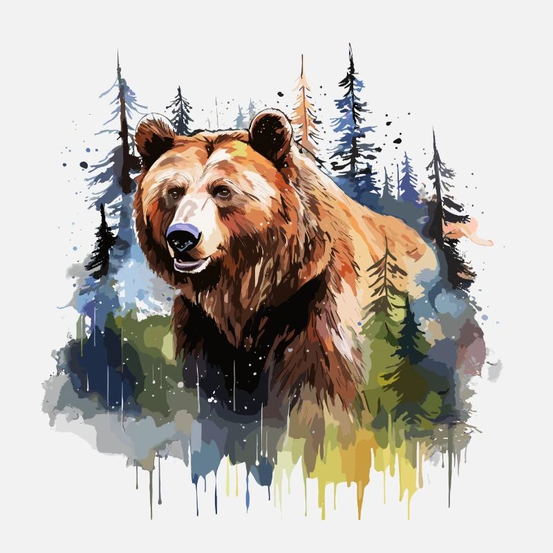 Grizzly bear, ours brun