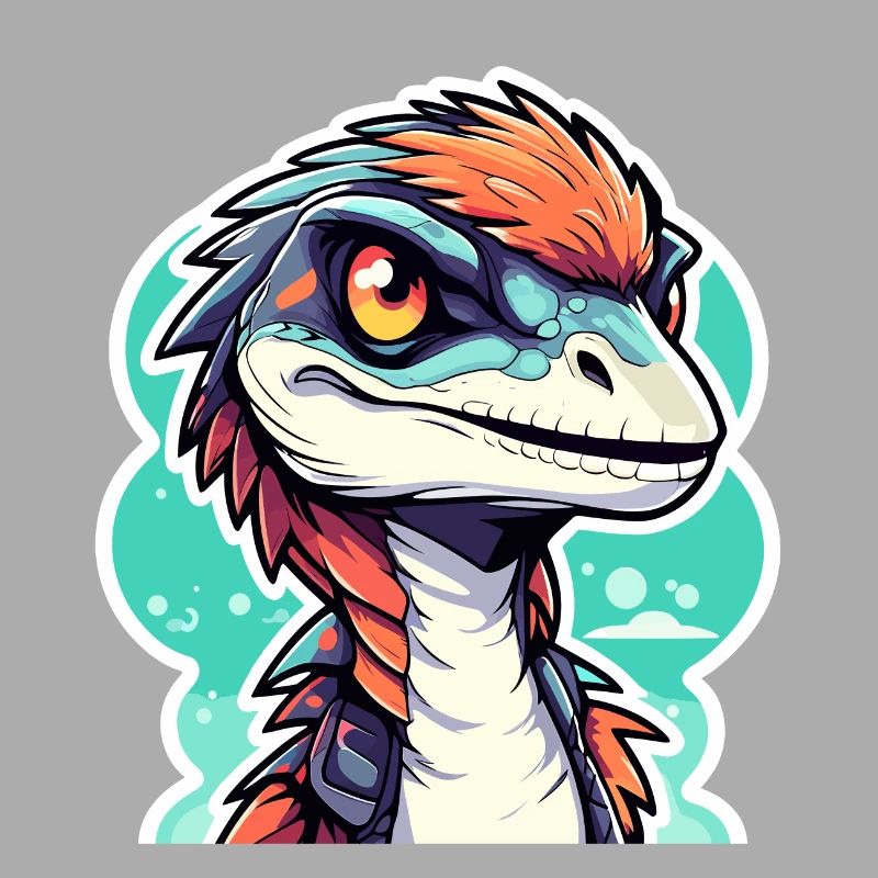 Velociraptor Dinosaur Drawing