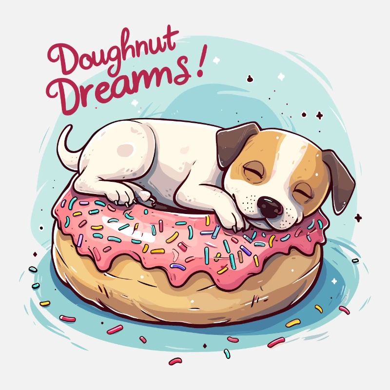 Doughnut Dog Dreams Donut Hunde Träume