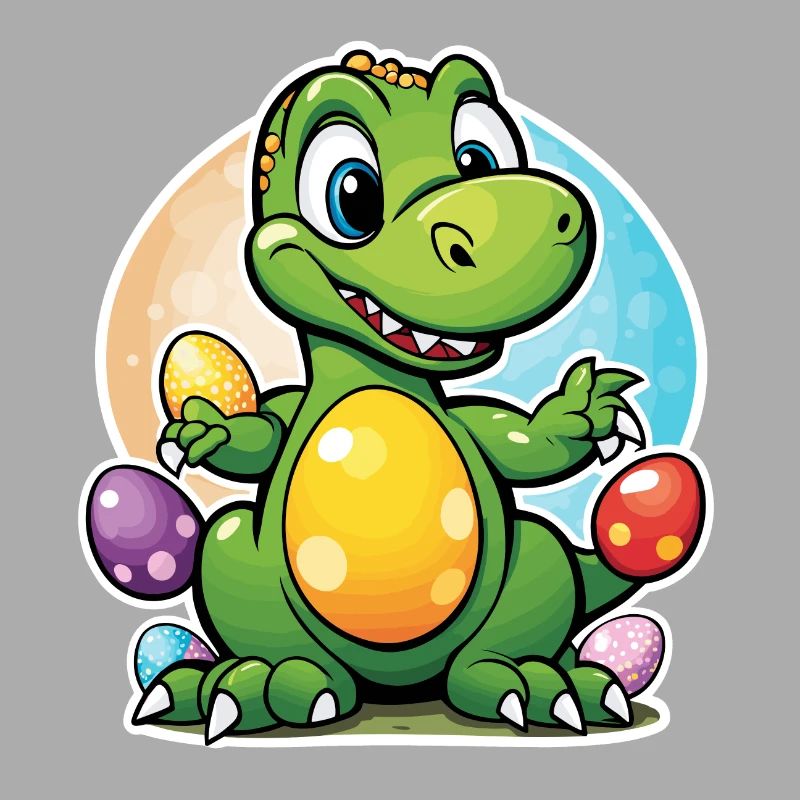 Dinosaur Easter Eggs Easter