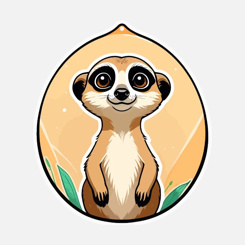 Suricate Illustration Mignonne