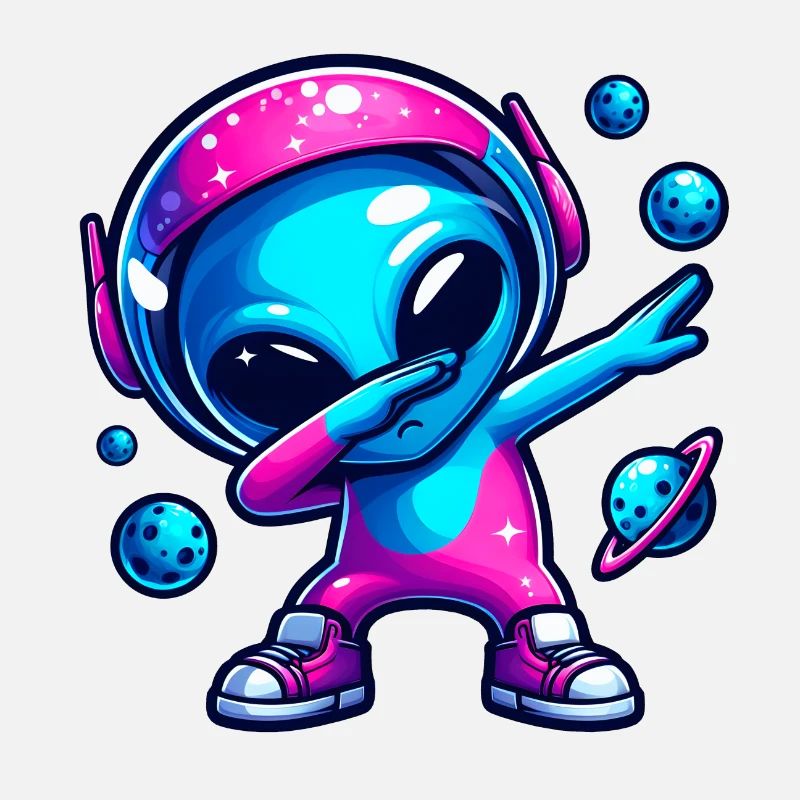 Alien Dab Birthday Dancing