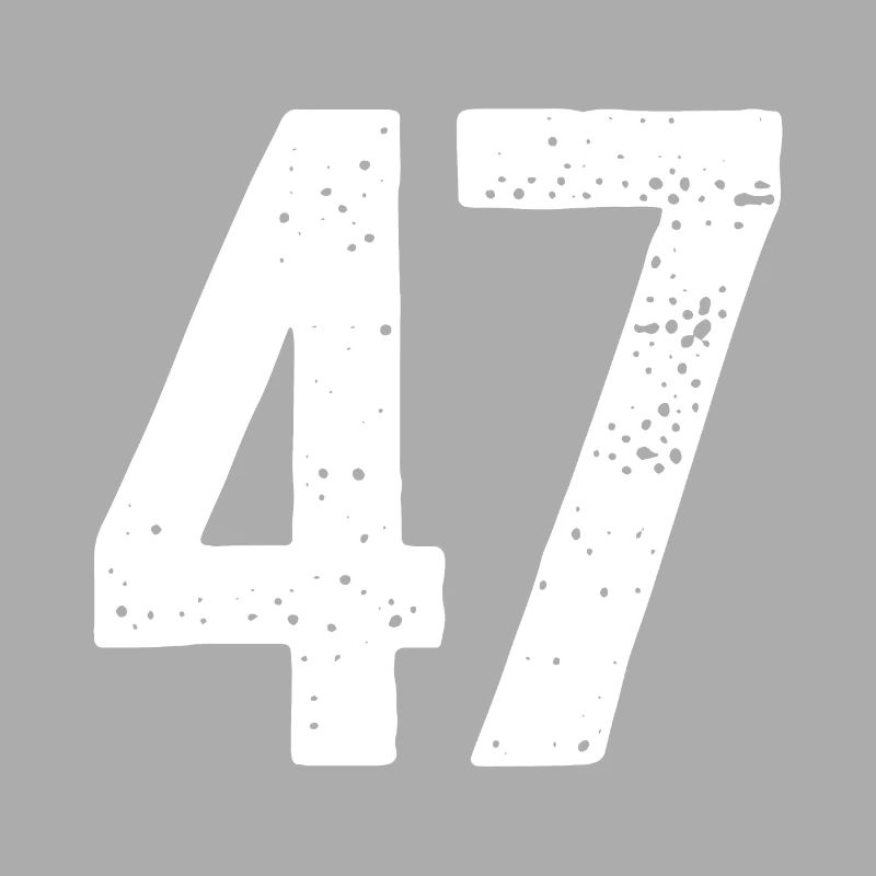 47 Numéros Blanc