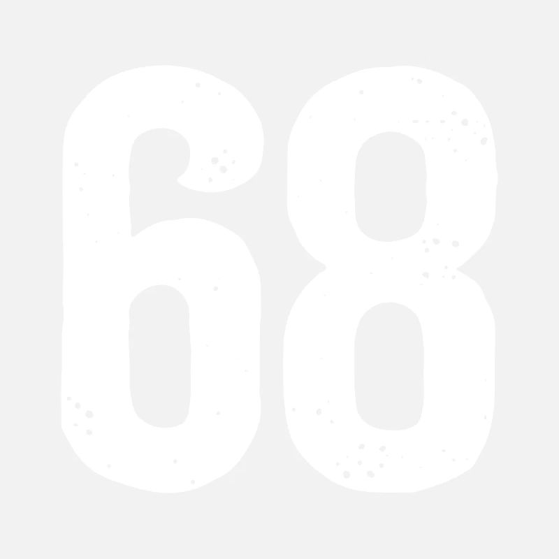 68 Numéros Blanc