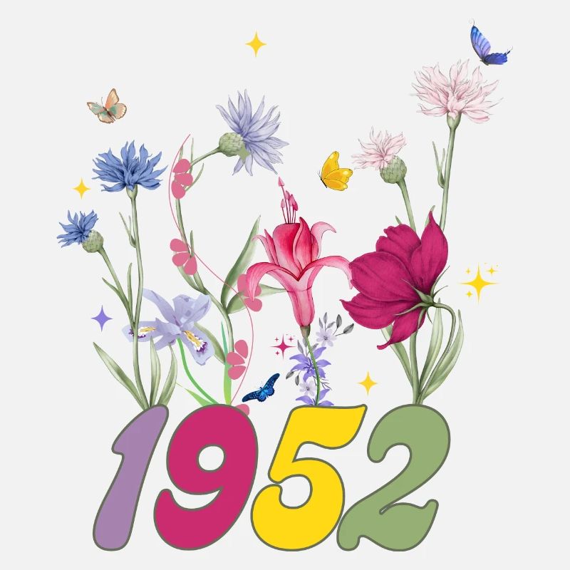 Année de naissance 1952 fleurs sauvages