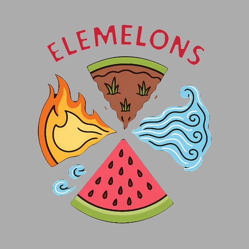Elemelons Conception élémentaire de pastèque
