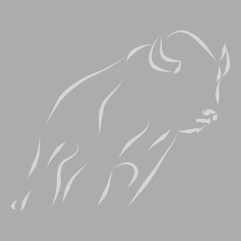 Bison - hellgrau