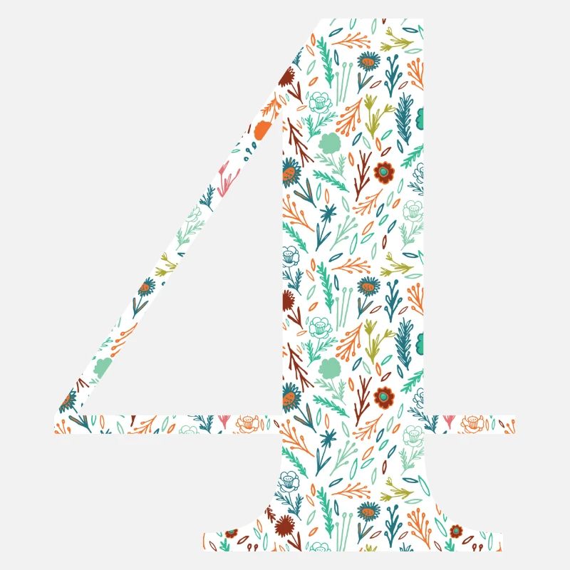 4e anniversaire floral