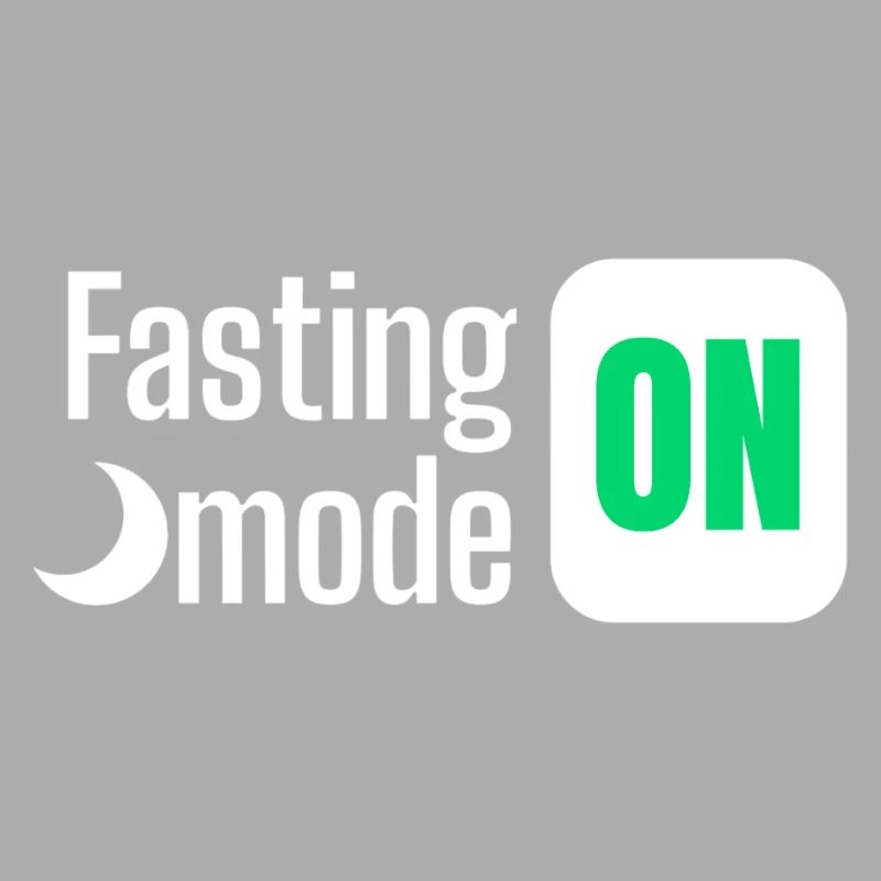 Mode de jeûne ON conception de texte