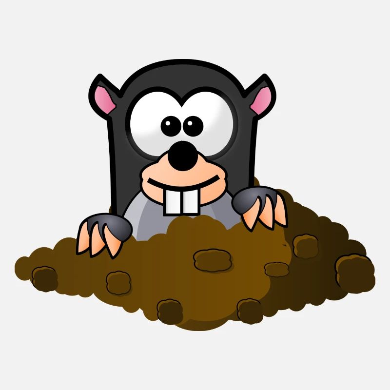 Cartoon Maulwurf Design