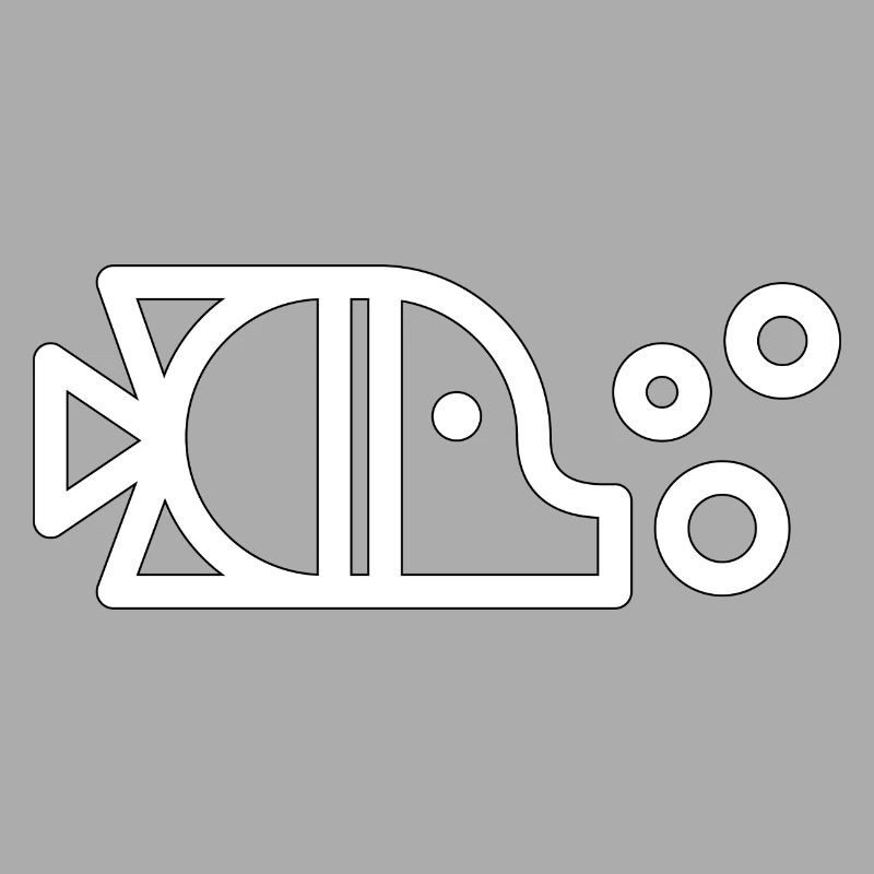 Fisch Tier Wasser Comic Geschenk Idee Lebewesen