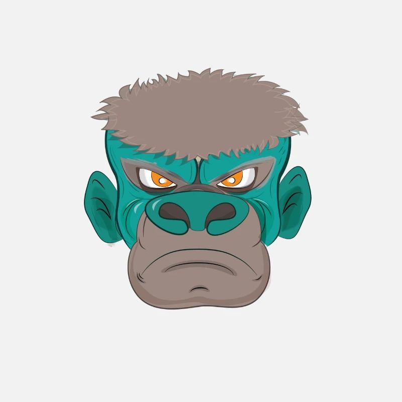 Wütender Gorilla
