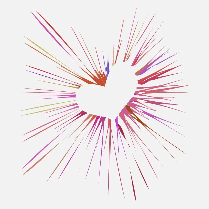 coeur supernova - explosion de couleur