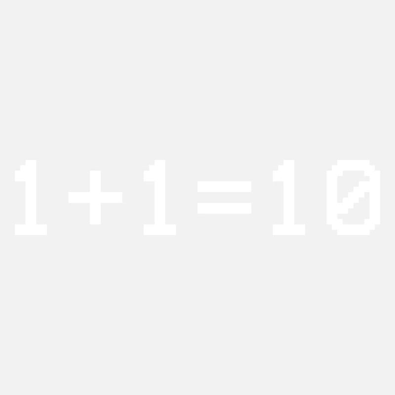 1+1=10 Lustiges Informatik Informatiker Binär