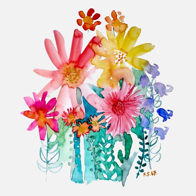 Blumenstrauß aquarell