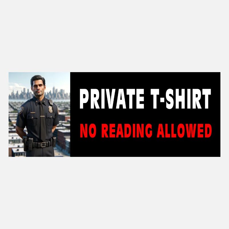private t shirt no reading allowed