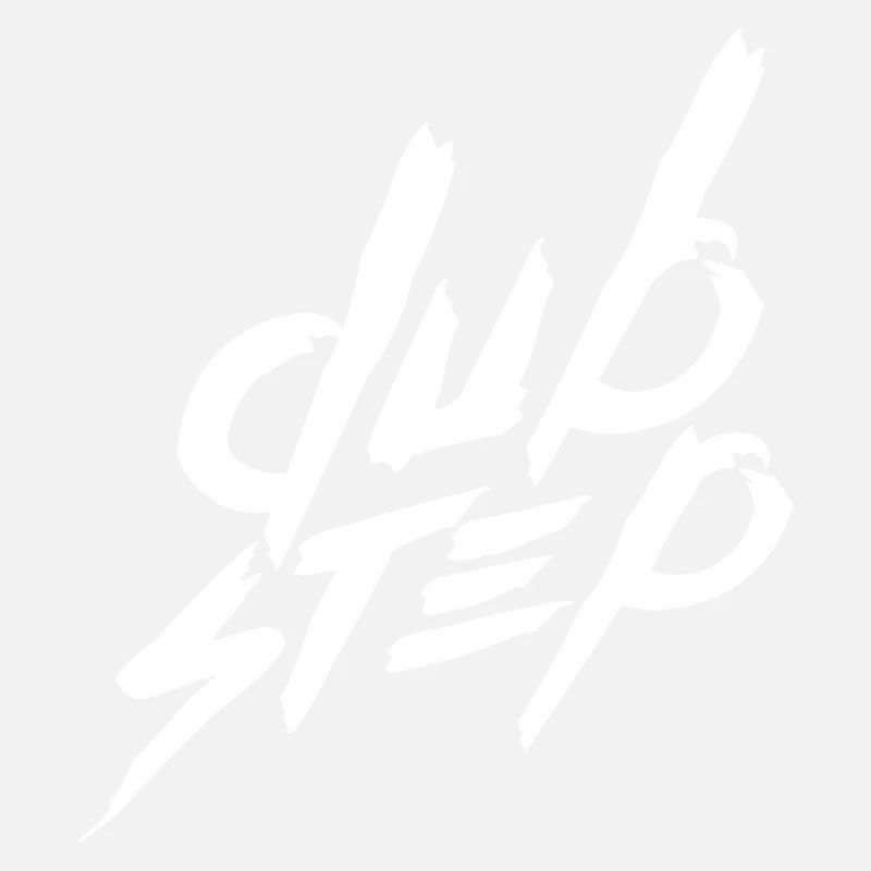 Dub Step Techno Music Party Club Text Lettering