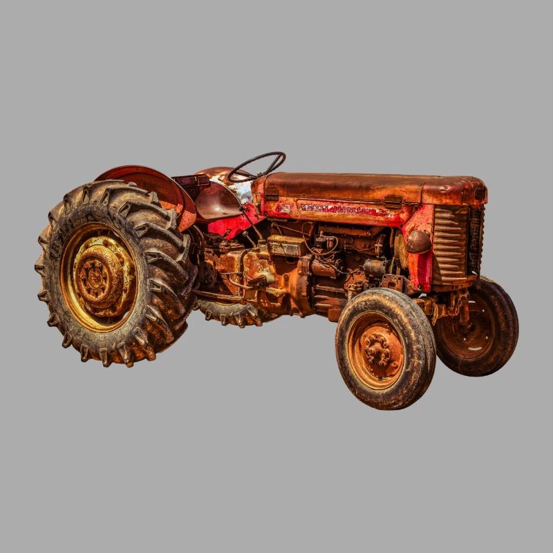 roter Traktor Oldtimer