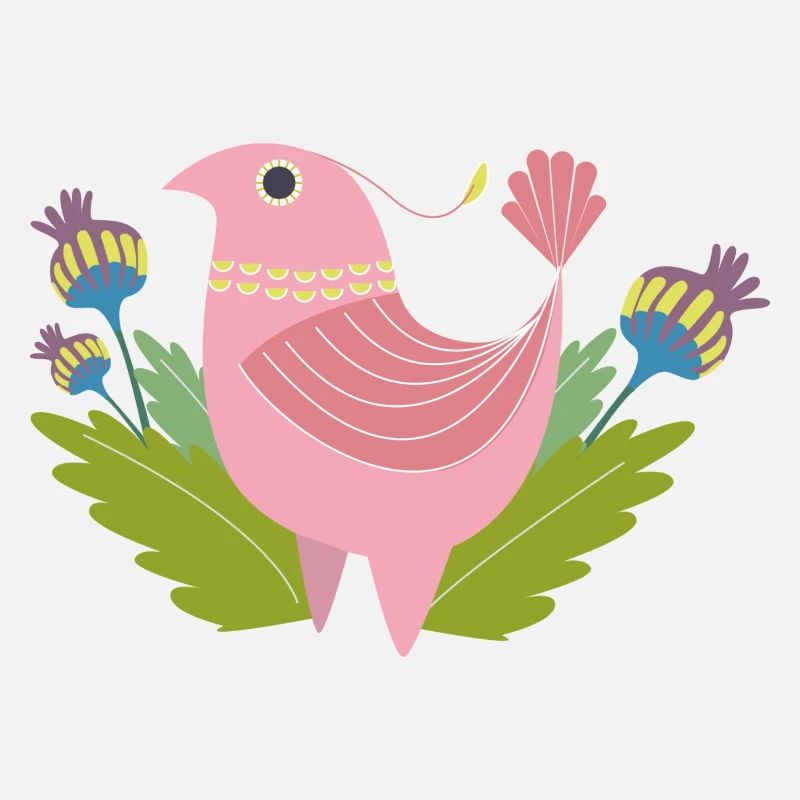 Oiseau rose