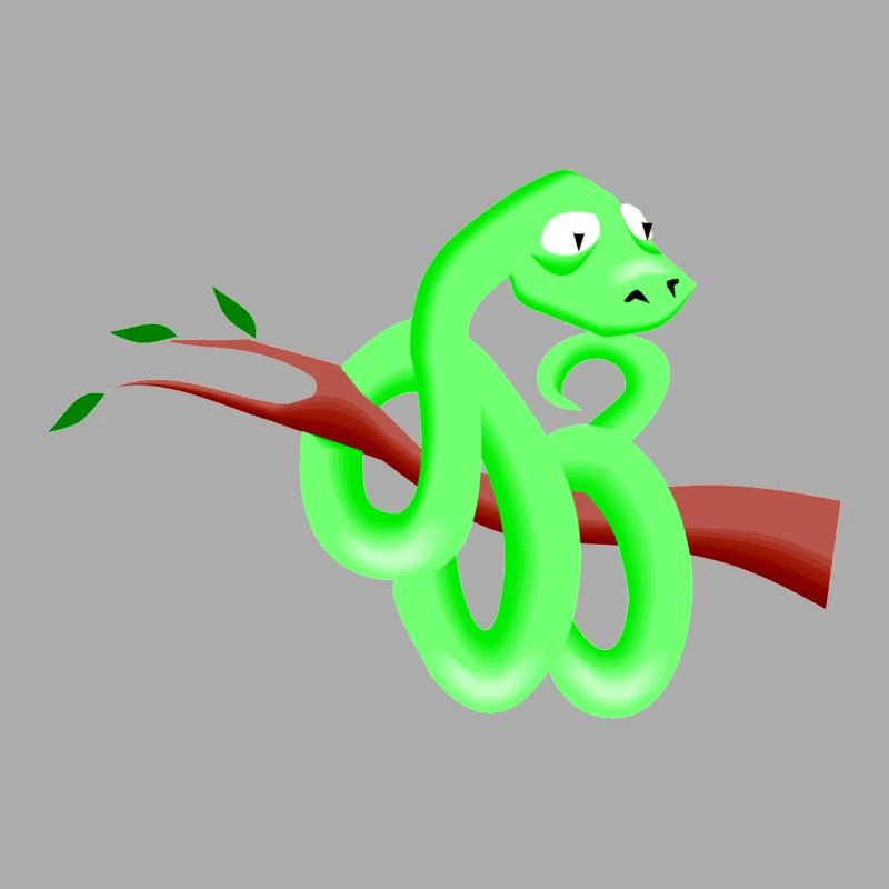 Snakes Cartoon Kids Gift Cute Python