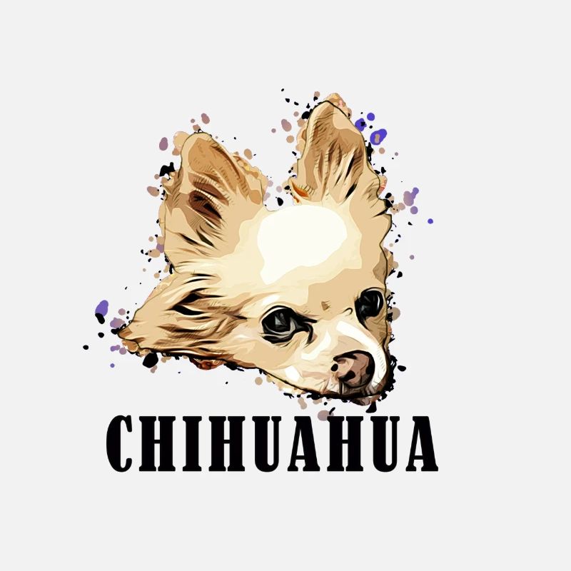 Chihuahua Langhaar Comic Text