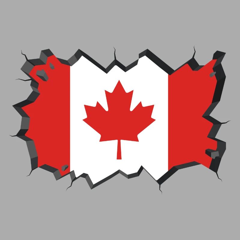 Drapeau du Canada Feuille d'érable Feuille d'érable Canada