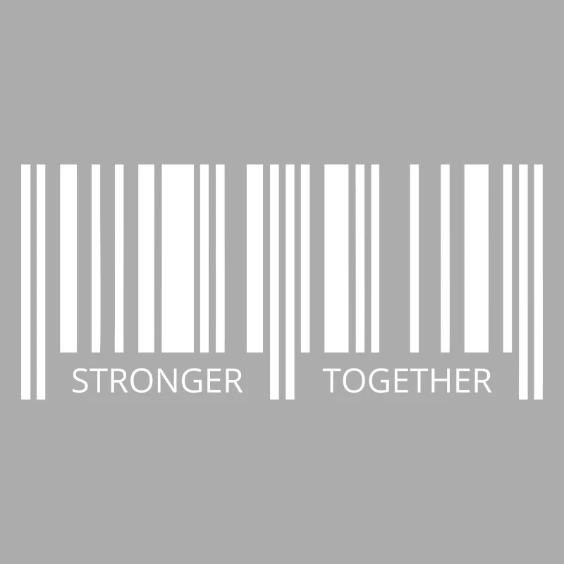 Together strong Corona Barcode Strichcode Partner