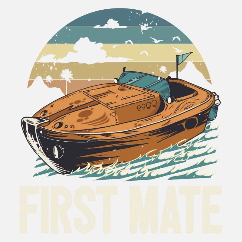 First Mate Motorboating Squad Lake Life Pontoon