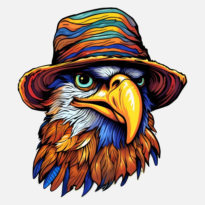 Aigle planant d’été
