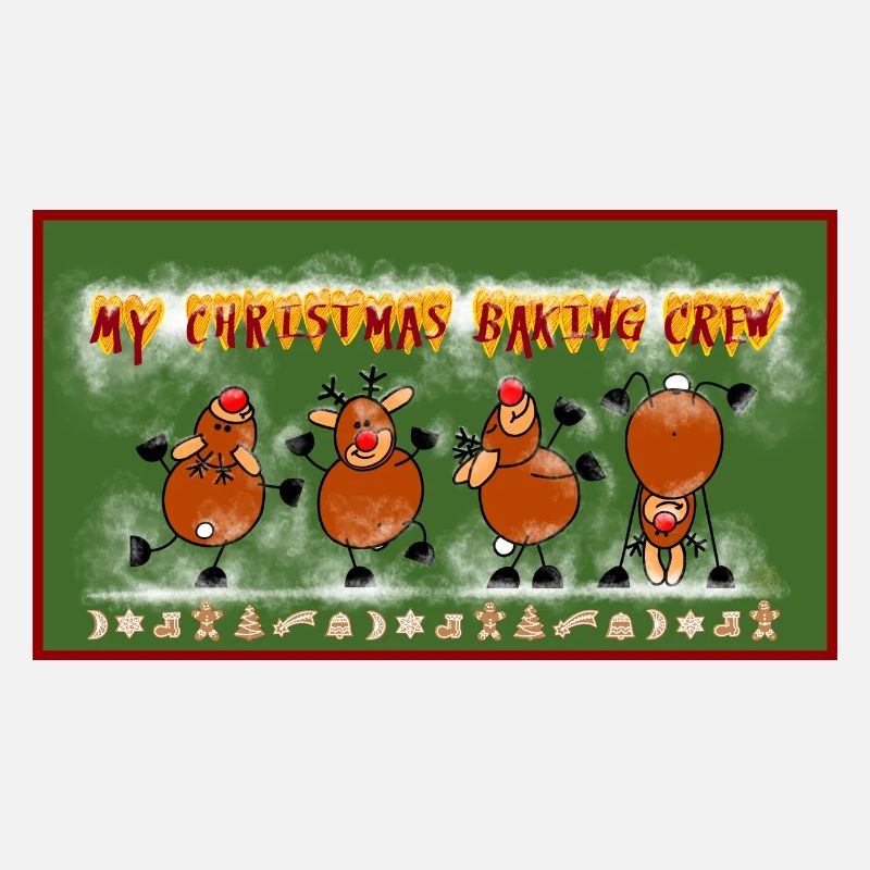 my deer christmas baking Crew