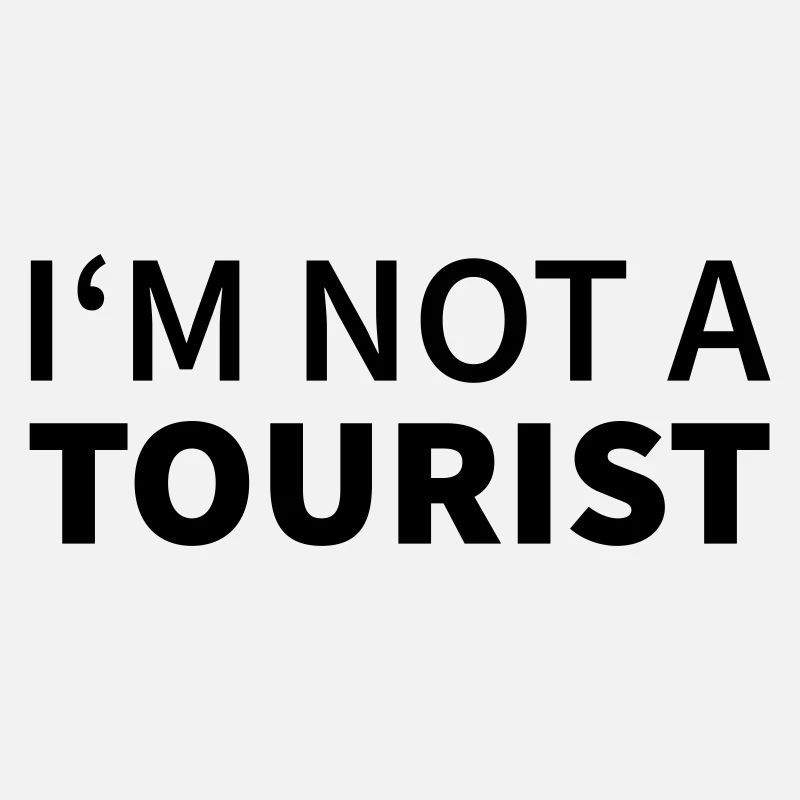 pas un touriste