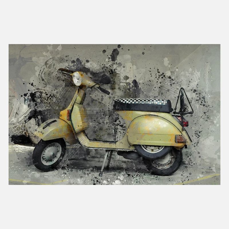 Scooter en or