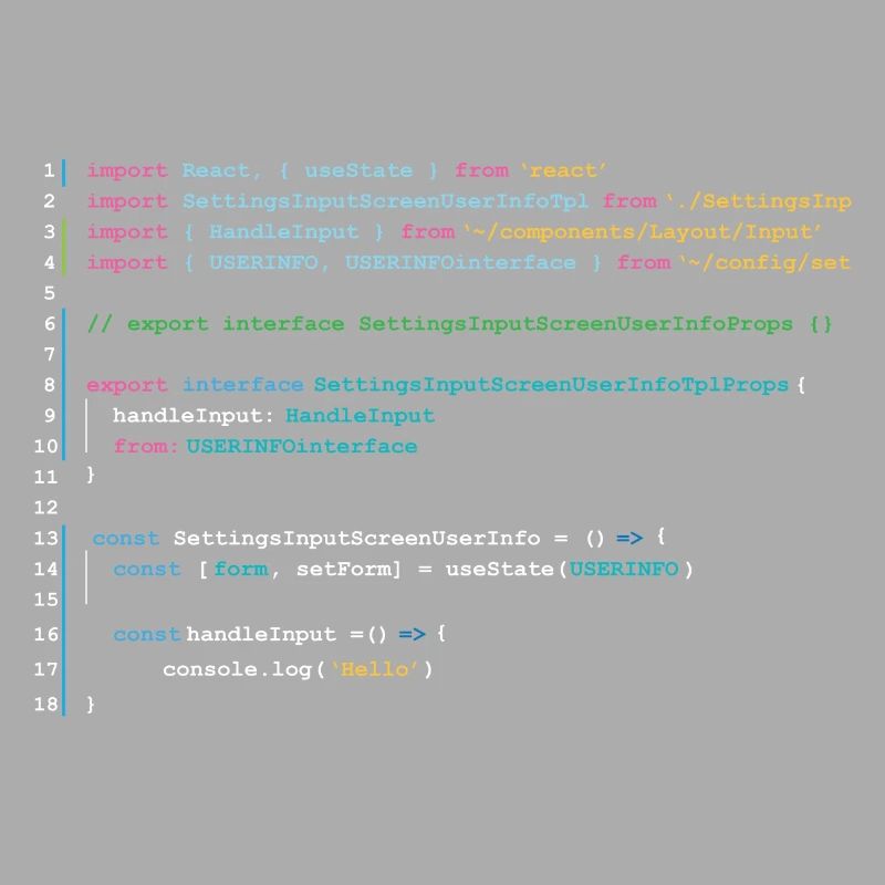 Code des programmeurs dans React