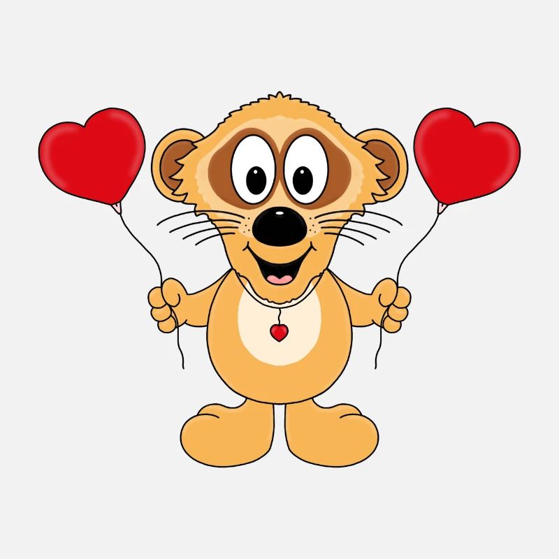 ERDMÄNNCHEN - LIEBE - LOVE - TIER - TIERISCH