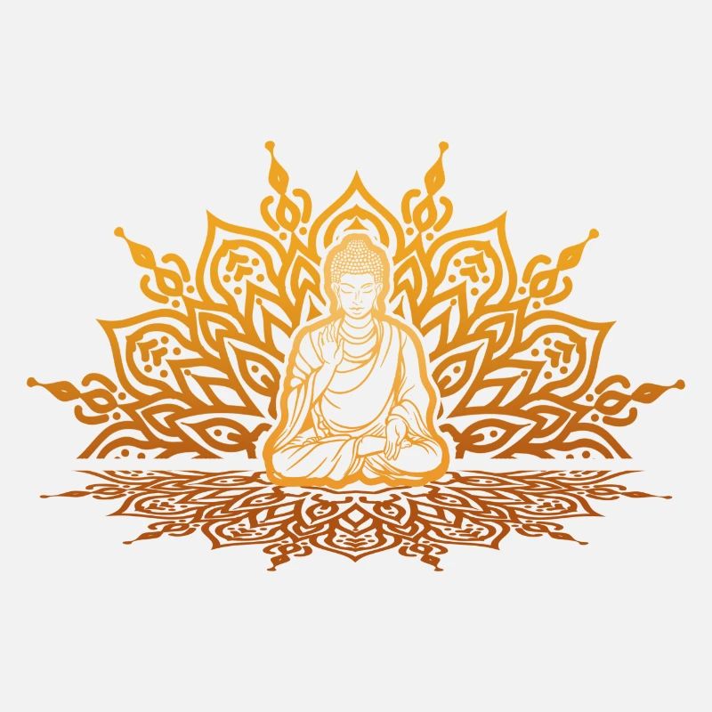 Buddha Mönch Namaste Buddhaful Tag I Geschenk