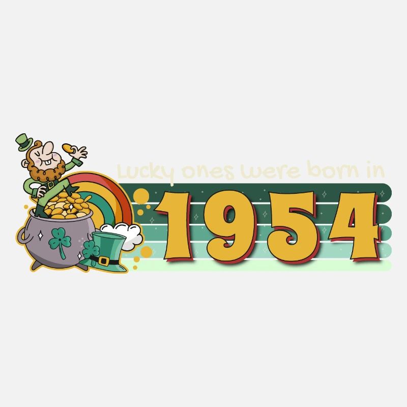 Lucky Ones Were Born in 1954 tee St. Patrick's