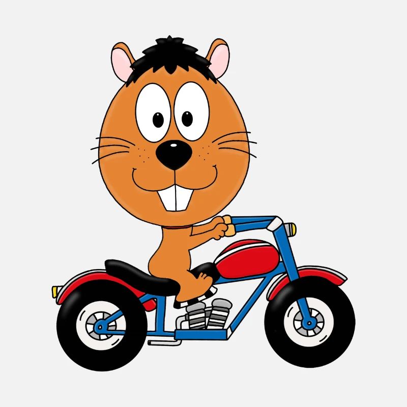 BIKER - MOTORRAD - BIBER - OTTER - MARDER - TIER