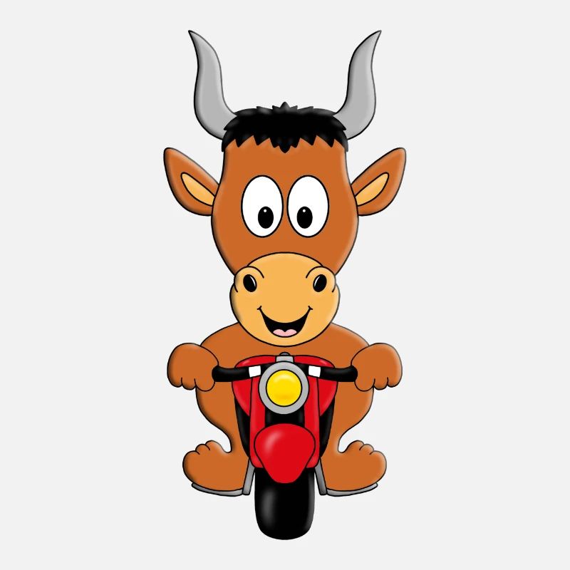 MOTORRAD - BIKER - STIER - BULLE - RIND - KUH