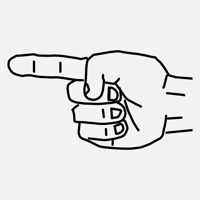 finger im with stupid impression vecteur