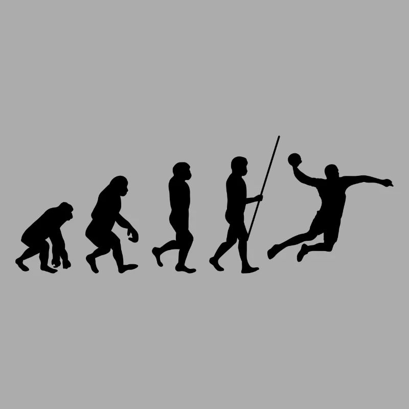 Handball Sport Geschenk Evolution