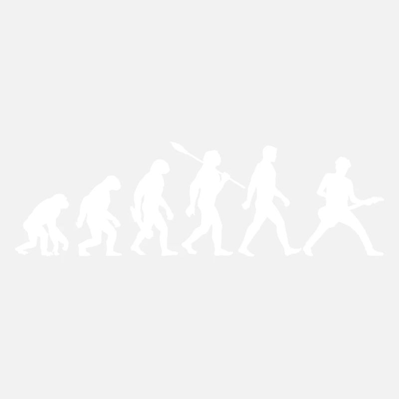 Evolution Guitariste Musicien Rock