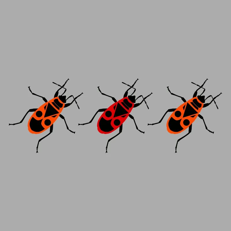 trois firebugs dans une rangée