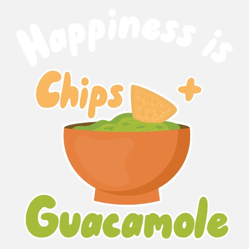 Glück ist Chips + Guacamole