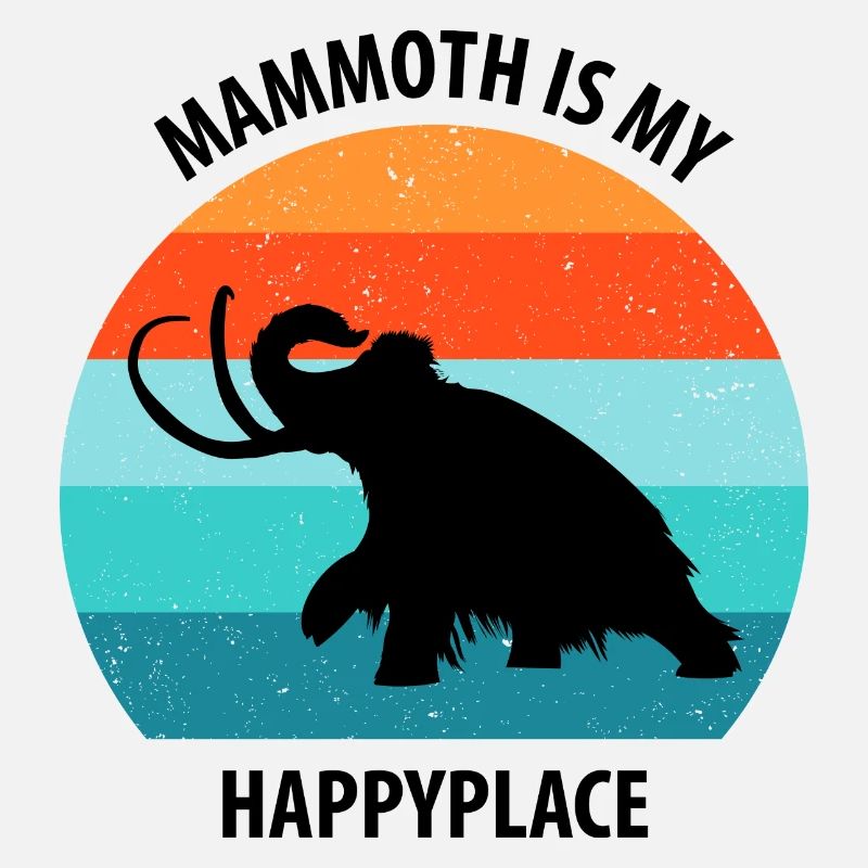 Funny Mammoth Stone Age Ice Age Design Prehistoric
