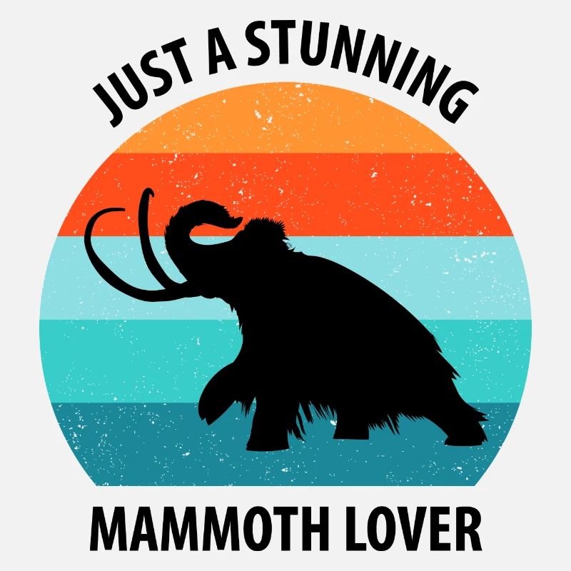 Funny Mammoth Stone Age Ice Age Design Prehistoric