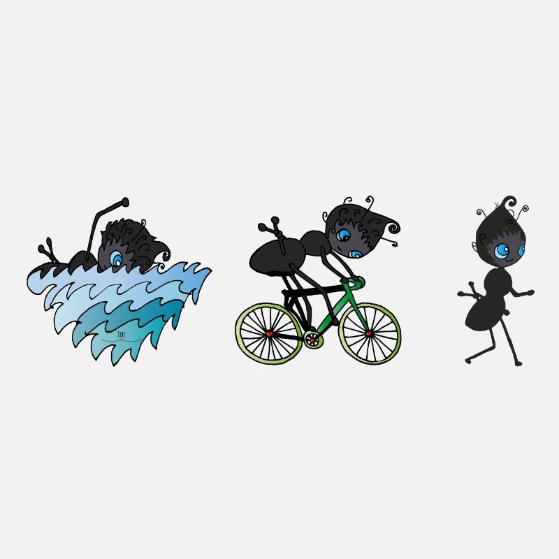 Fourmi triathlon