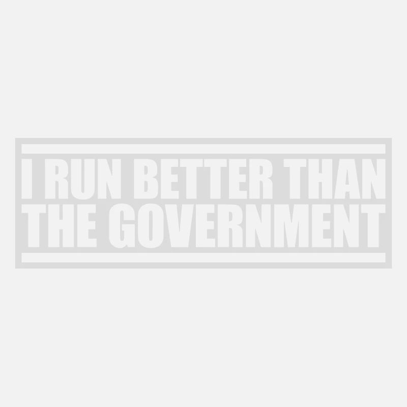 run better than government